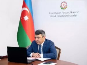 Kənd Təsərrüfatı Naziri İnam Kərimov onlayn müşavirə keçirdi – FOTO