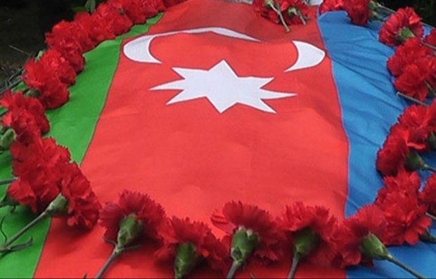 Şəhid olan hərbi qulluqçu Bakıda dəfn olundu