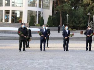 Millət vəkili Anar Məmmədov Naftalanda Səfərbərlik və Hərbi Xidmətə Çağırış üzrə Dövlət Xidməti əməkdaşlarının peşə bayramında iştirak edib-FOTO