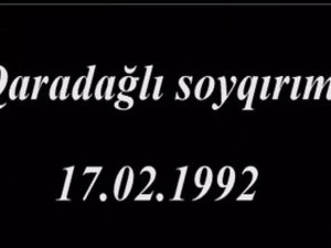 Qaradağlı qətliamından 29 il ötür