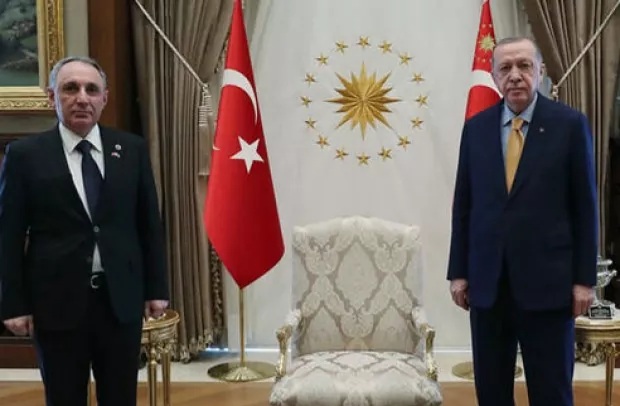 Baş prokuror Kamran Əliyev Türkiyənin prezidenti ilə görüşdü