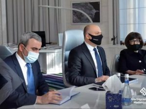 Mədəniyyət Naziri Anar Kərimov İtaliyalı ekspertlərlə görüş keçirib- FOTOLAR