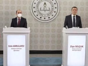 Emin Əmrullayev Türkiyəli həmkarı ilə görüşüb-VİDEO