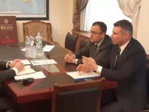 Hikmət Hacıyev Vasili Bodnar ilə görüşüb