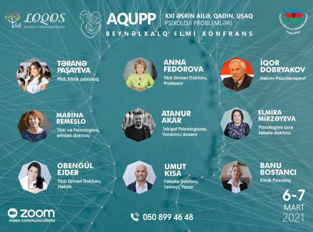 “21-ci əsrin Ailə Qadın və Uşaq Psixoloji Problemləri” mövzusunda beynəlxalq elmi konfrans keçiriləcək