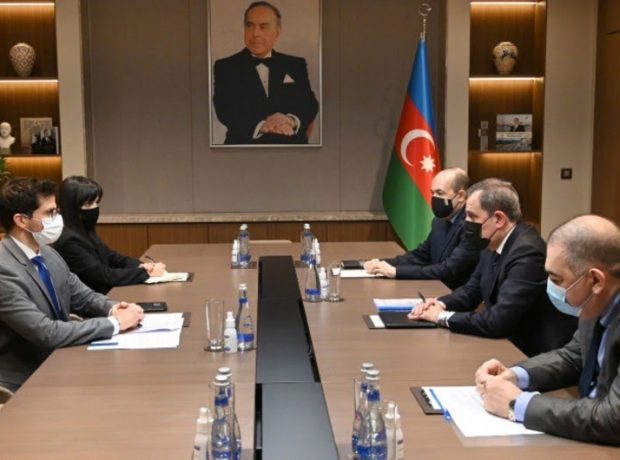 Ceyhun Bayramov İsrailin Azərbaycandakı səfiri ilə görüşdü – FOTO