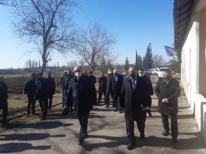 Göyçay rayon İcra Hakimiyyətinin başçısı Mehdi Səlimzadə şəhid ailələri və qazilərlə görüşdü-FOTO