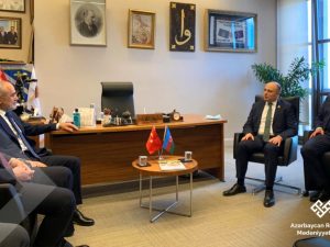 Mədəniyyət naziri Ankarada görüşlər keçirib-FOTOLAR