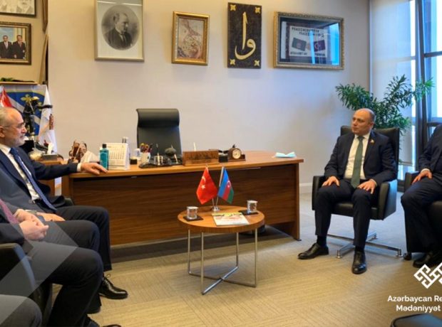 Mədəniyyət naziri Ankarada görüşlər keçirib-FOTOLAR