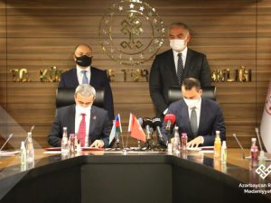 Azərbaycan mədəniyyət naziri və Türkiyə mədəniyyət və turizm naziri arasında görüş keçirilib, əməkdaşlıq sənədləri imzalanıb -FOTOLAR