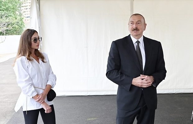 Prezident açılışa qatıldı- FOTO
