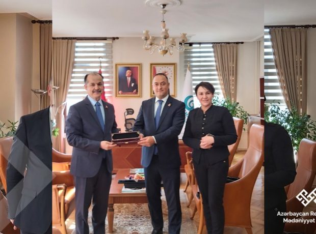 Mədəniyyət Nazirliyinin nümayəndə heyəti Türkiyədə görüşlər keçirib-FOTOLAR