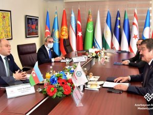 Anar Kərimov TÜRKSOY-da Nizami Gəncəvinin 880 illiyinə həsr olunmuş sərginin açılışında iştirak edib-FOTO