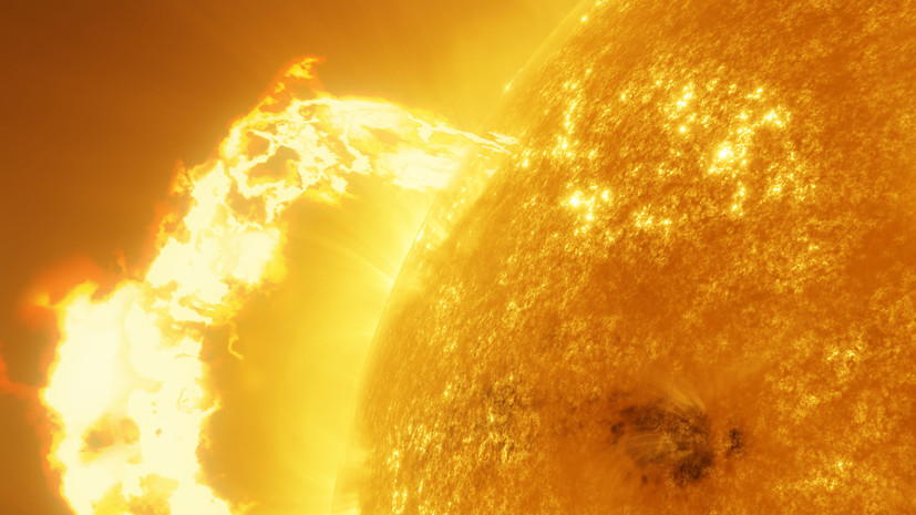 Günəşdə nadir “qara məşəl” hadisəsi baş verdi